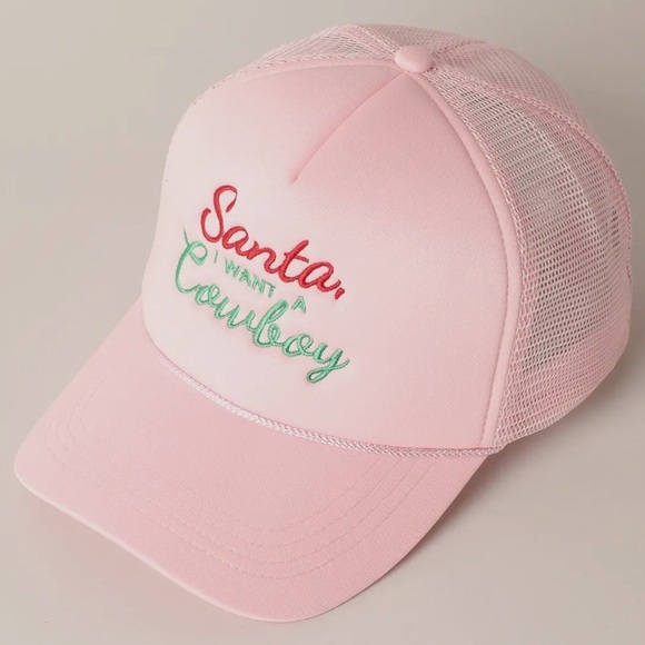 Santa, I want a Cowboy Trucker Hat NWT - Picture 4 of 4